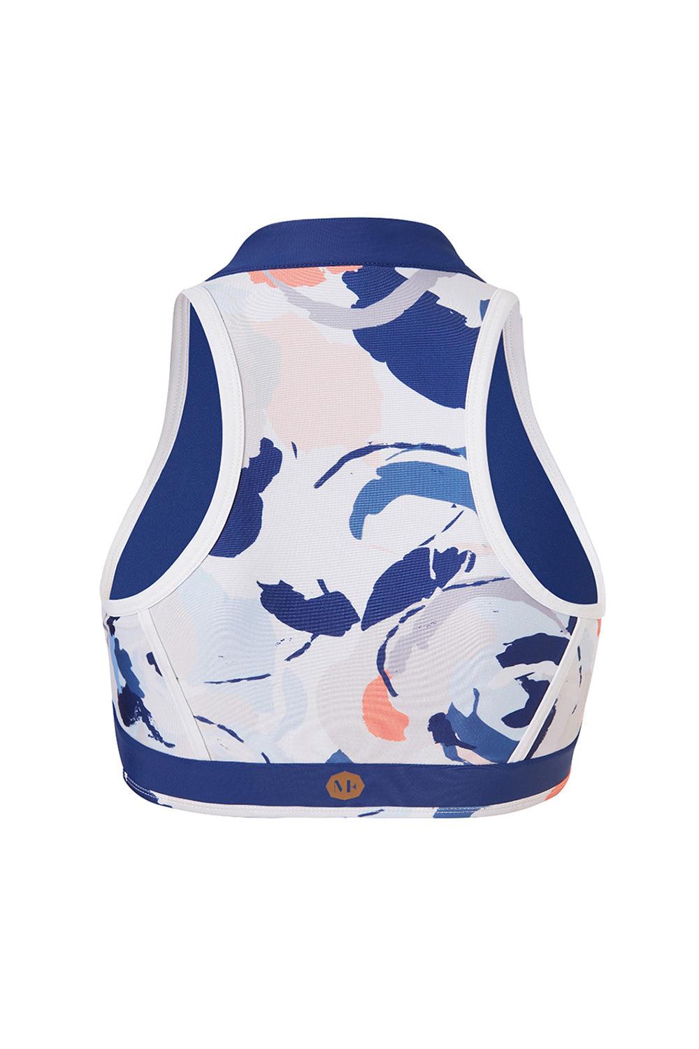 High Neck Zip Bikini Top | Nikki - MF • SEA